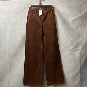 Divided Brown Corduroy Pants